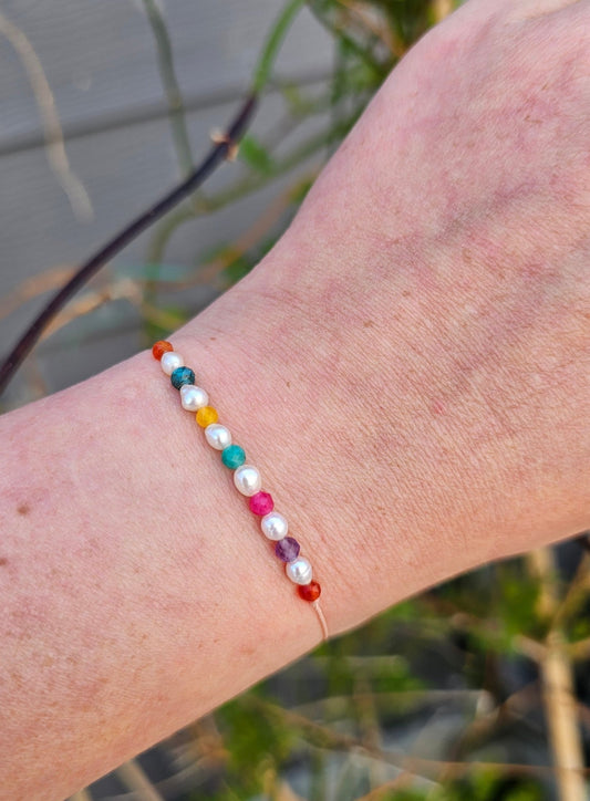 Rainbow Bracelet – Summer Vibes, Positive Energy and Playful Spirit - BellishRainbow Bracelet – Summer Vibes, Positive Energy and Playful Spirit