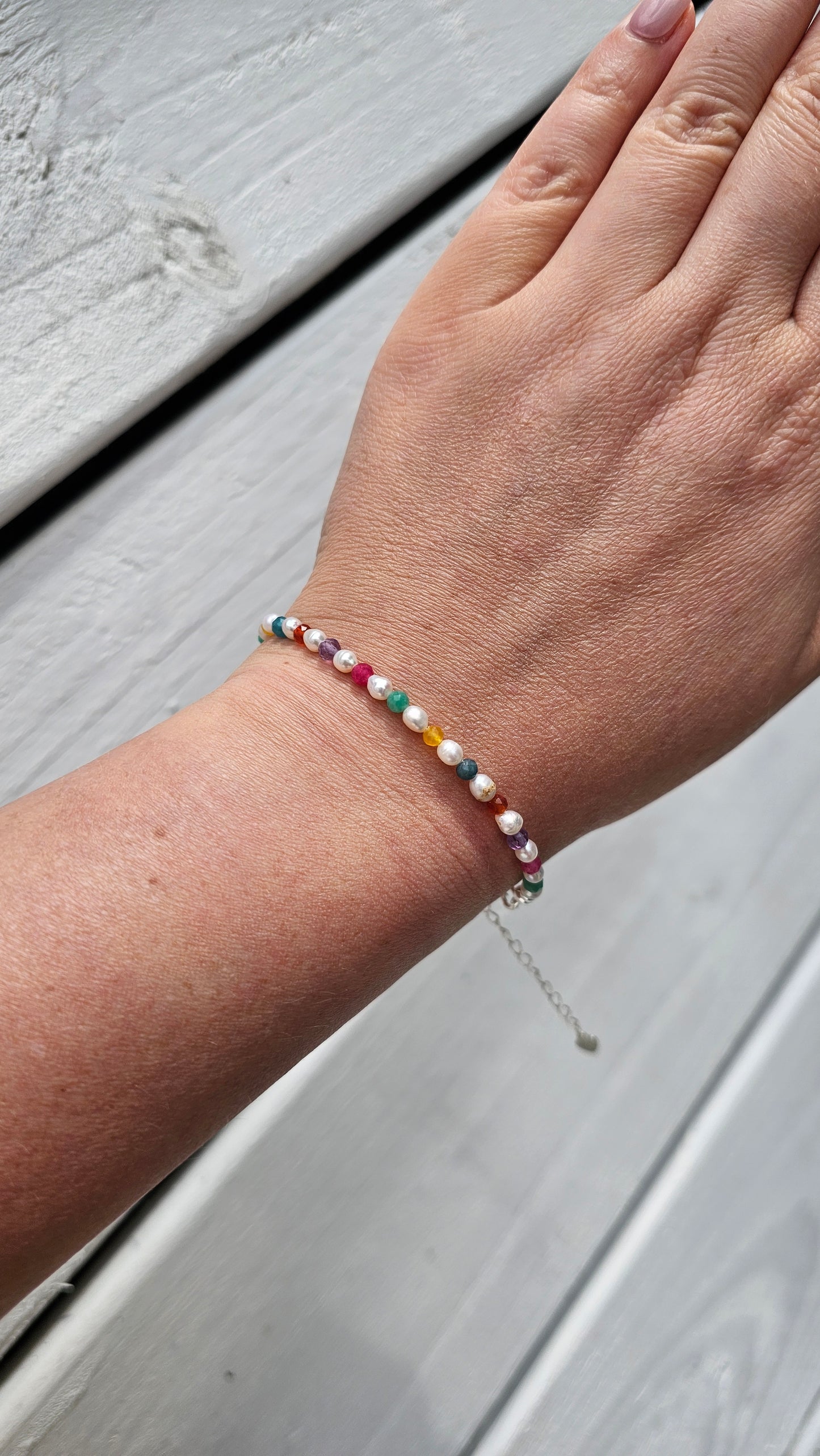 Rainbow Joy Bracelet 4mm – Summer Vibes, Positive Energy & Playful Spirit