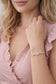 Handcafted in Ireland love bracelet, moonstone, amazonite, pink opal , beaded