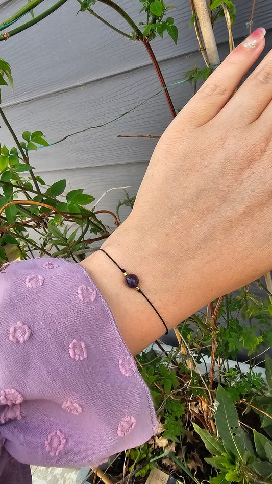 Amethyst Lucky Bracelet – Handmade Good Luck Charm - BellishAmethyst Lucky Bracelet – Handmade Good Luck Charm
