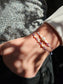 Amethyst & Pink Opal Handmade Bracelet – Natural Stone Jewellery , Made in IRELAND, GEMSTONE BRACELET  