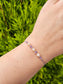 Amethyst & Pink Opal Handmade Bracelet – Natural Stone Jewellery , Made in IRELAND, GEMSTONE BRACELET  