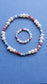 Aurora Bracelet – Handmade Aquamarine, Rhodonite & Pearl Elastic Bracelet with 925 Silver Accent - BellishAurora Bracelet – Handmade Aquamarine, Rhodonite & Pearl Elastic Bracelet with 925 Silver Accent