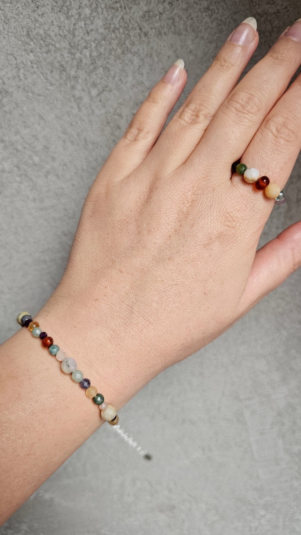 Autumn Gemstone Vibes – limited edition set of 3 Necklace - Bracelet - Elastic Ring - BellishAutumn Gemstone Vibes – limited edition set of 3 Necklace - Bracelet - Elastic Ring