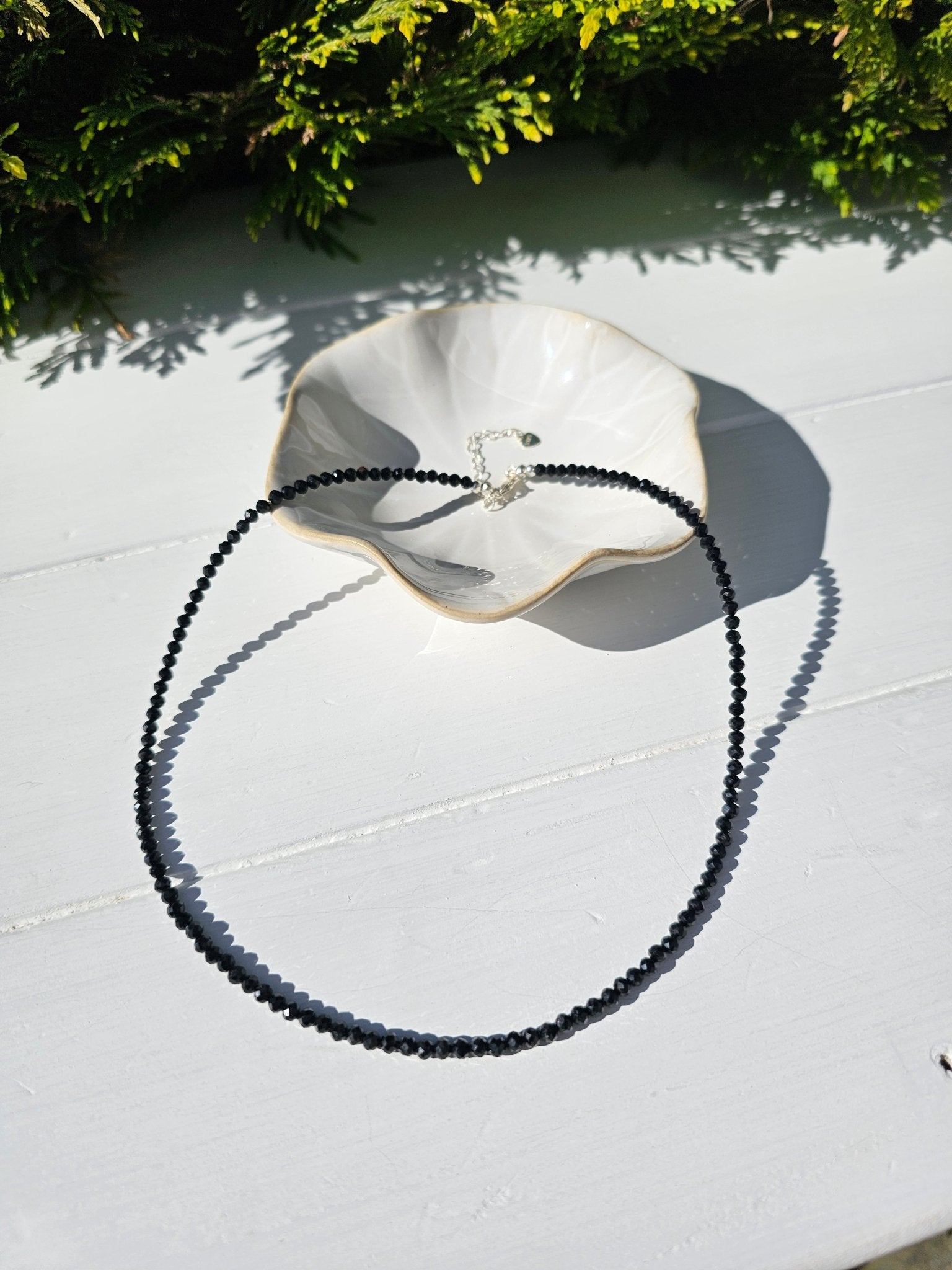 Black Tourmaline Choker 3mm - BellishBlack Tourmaline Choker 3mm