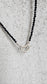 Black Tourmaline Silver Heart Necklace - BellishBlack Tourmaline Silver Heart Necklace