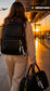 Custom family name luggage tag for suitcases, gym bags, backpacks and travel bags, personalised with a surname or title.