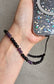 Gemstone Charm for Phone , Keys, Fidget - Back Onyx & Amethyst - BellishGemstone Charm for Phone , Keys, Fidget - Back Onyx & Amethyst