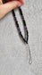 Gemstone Charm for Phone , Keys, Fidget - Back Onyx & Amethyst - BellishGemstone Charm for Phone , Keys, Fidget - Back Onyx & Amethyst