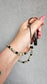 Gemstone Phone Charm – Black Onyx & Dalmatian Jasper - BellishGemstone Phone Charm – Black Onyx & Dalmatian Jasper
