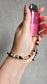 Gemstone Phone Charm – Black Onyx & Dalmatian Jasper - BellishGemstone Phone Charm – Black Onyx & Dalmatian Jasper