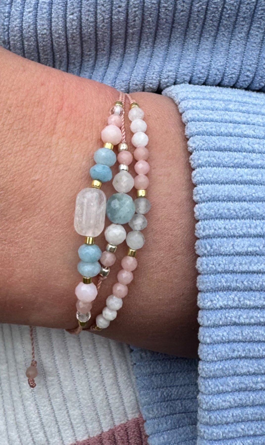 Harmony & Empowerment – 3 - Piece Healing Gemstone Bracelet Set - BellishHarmony & Empowerment – 3 - Piece Healing Gemstone Bracelet Set