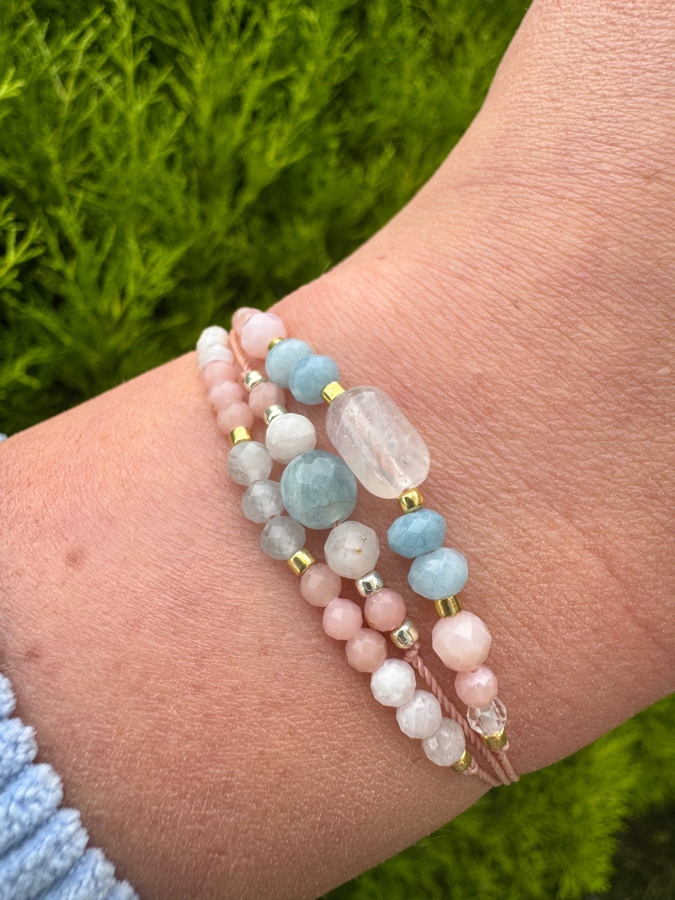 Harmony & Empowerment – 3 - Piece Healing Gemstone Bracelet Set - BellishHarmony & Empowerment – 3 - Piece Healing Gemstone Bracelet Set