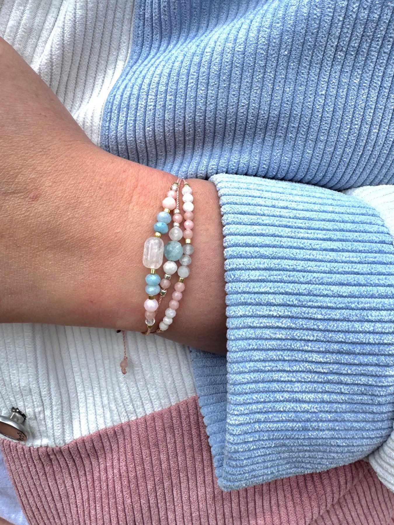 Harmony & Empowerment – 3 - Piece Healing Gemstone Bracelet Set - BellishHarmony & Empowerment – 3 - Piece Healing Gemstone Bracelet Set