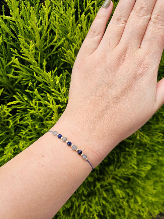 Labradorite & Lapis Lazuli Bracelet - BellishLabradorite & Lapis Lazuli Bracelet