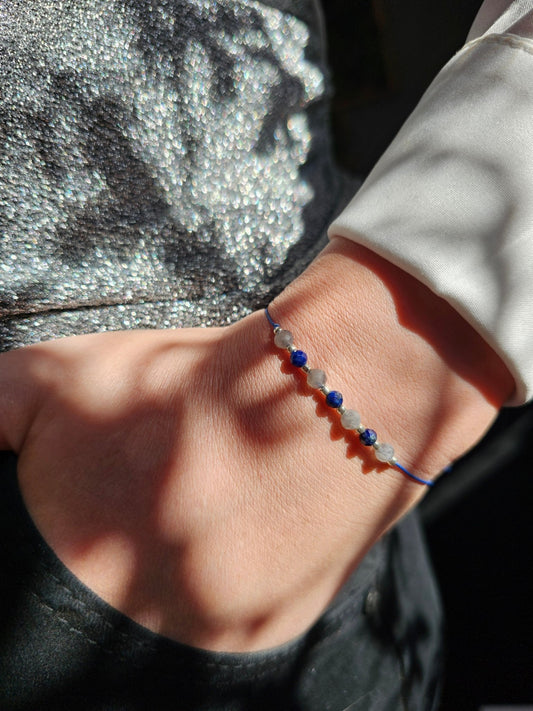Labradorite & Lapis Lazuli Bracelet - BellishLabradorite & Lapis Lazuli Bracelet