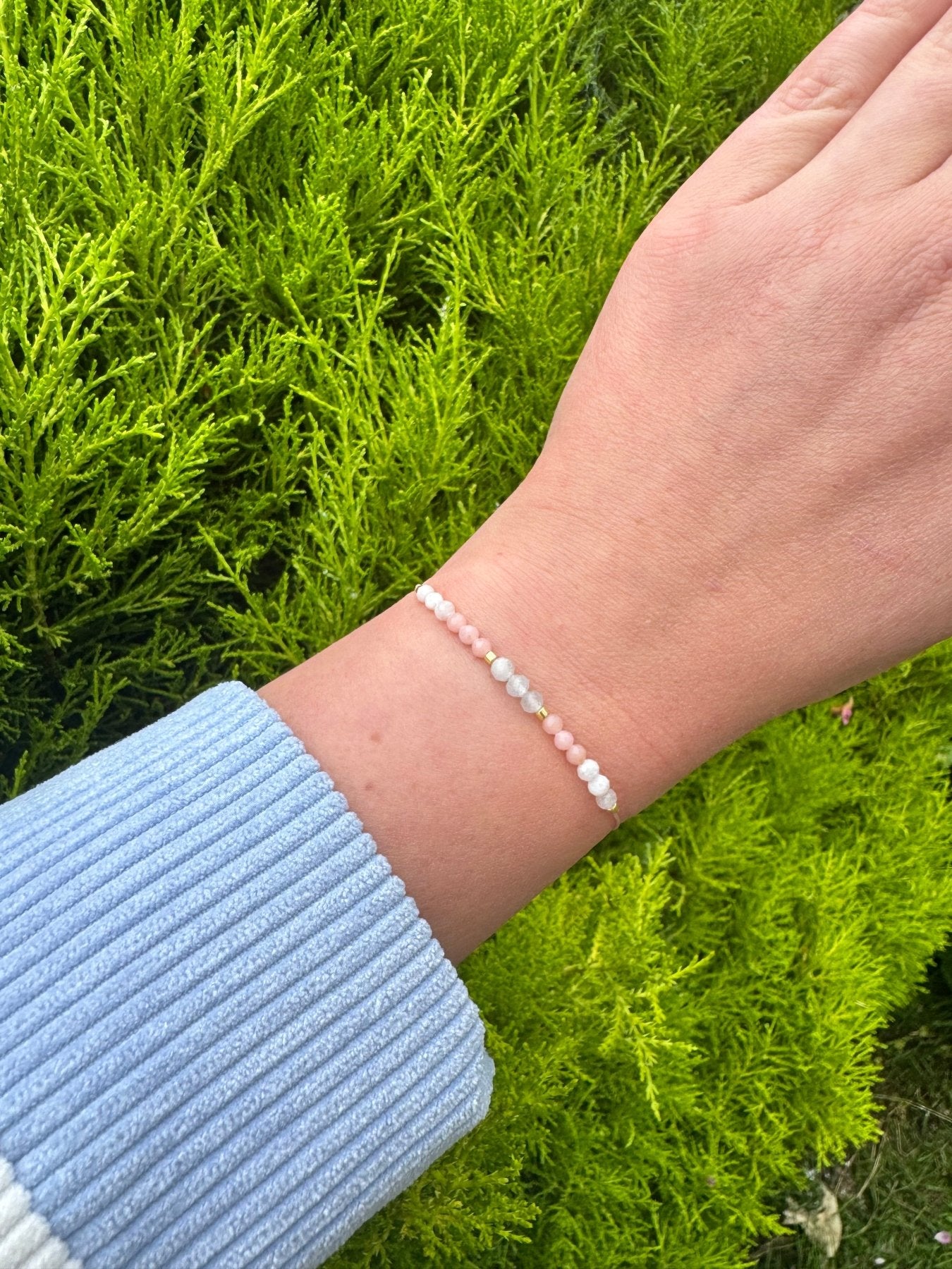Love Yourself First Bracelet – Moonstone, Pink Opal & Aquamarine for Self - Love & Inner Peace - BellishLove Yourself First Bracelet – Moonstone, Pink Opal & Aquamarine for Self - Love & Inner Peace