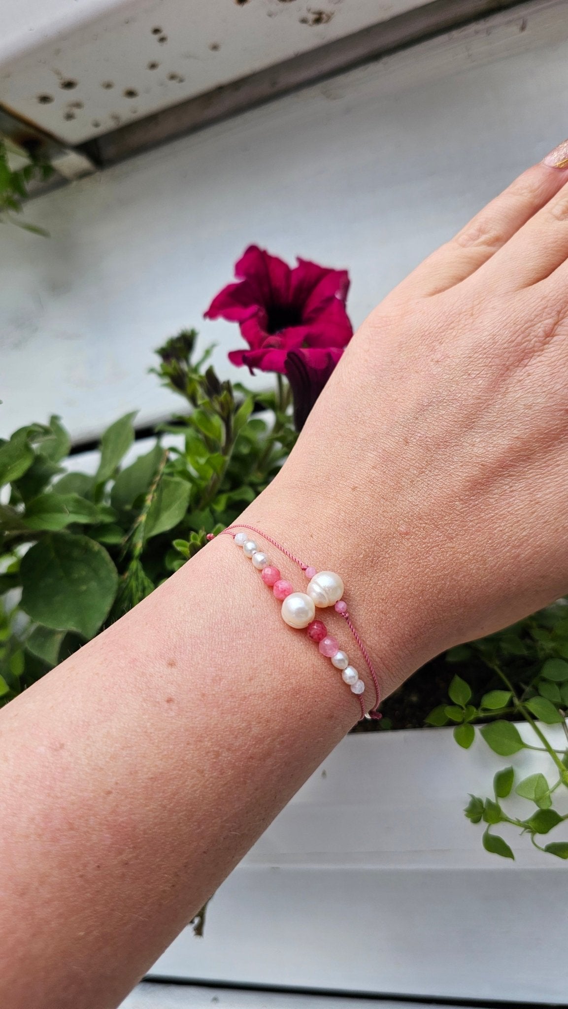 Lucky Bracelet - Pearl Pink Cord - BellishLucky Bracelet - Pearl Pink Cord