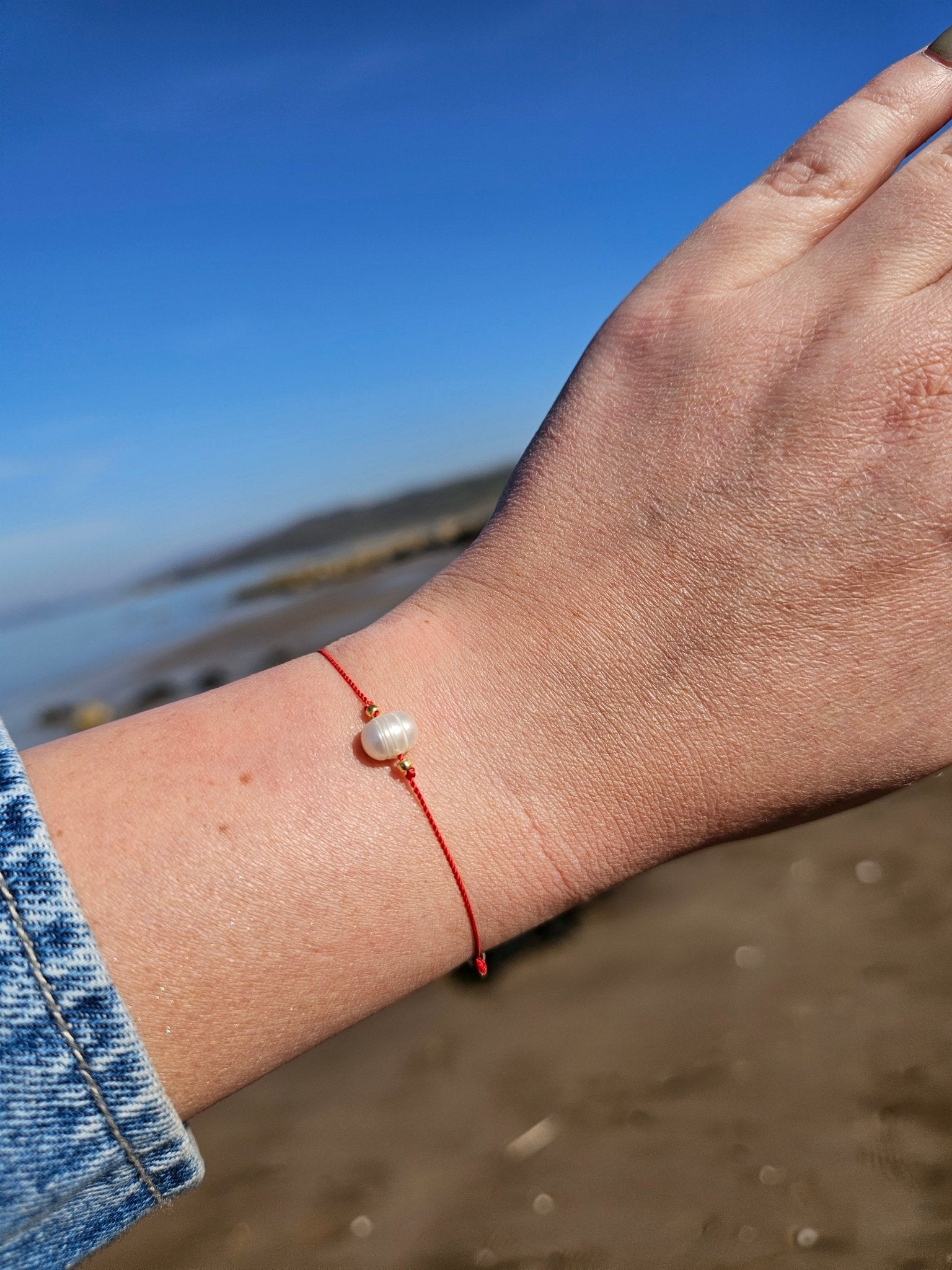 Lucky Red String Pearl Bracelet – Natural Protection - BellishLucky Red String Pearl Bracelet – Natural Protection