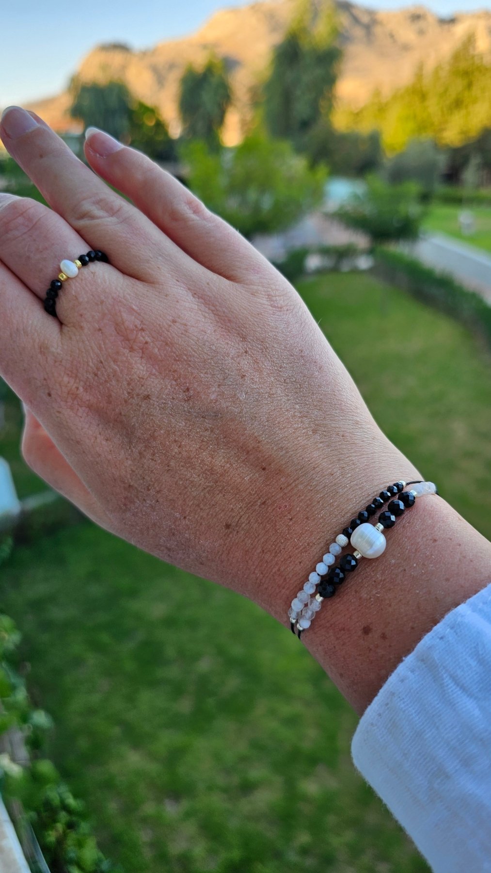 Luna Noir – Onyx, Pearl & Moonstone - BellishLuna Noir – Onyx, Pearl & Moonstone