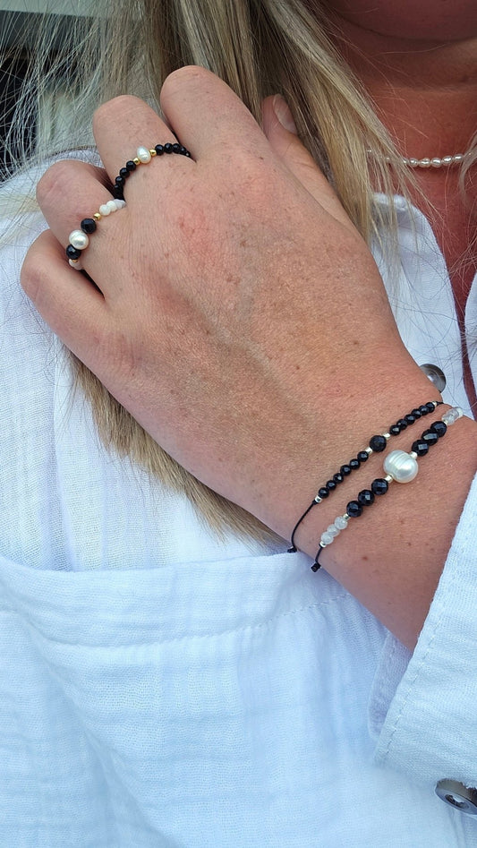 Midnight Shield – Black Tourmaline Adjustable Bracelet - Protection - BellishMidnight Shield – Black Tourmaline Adjustable Bracelet - Protection