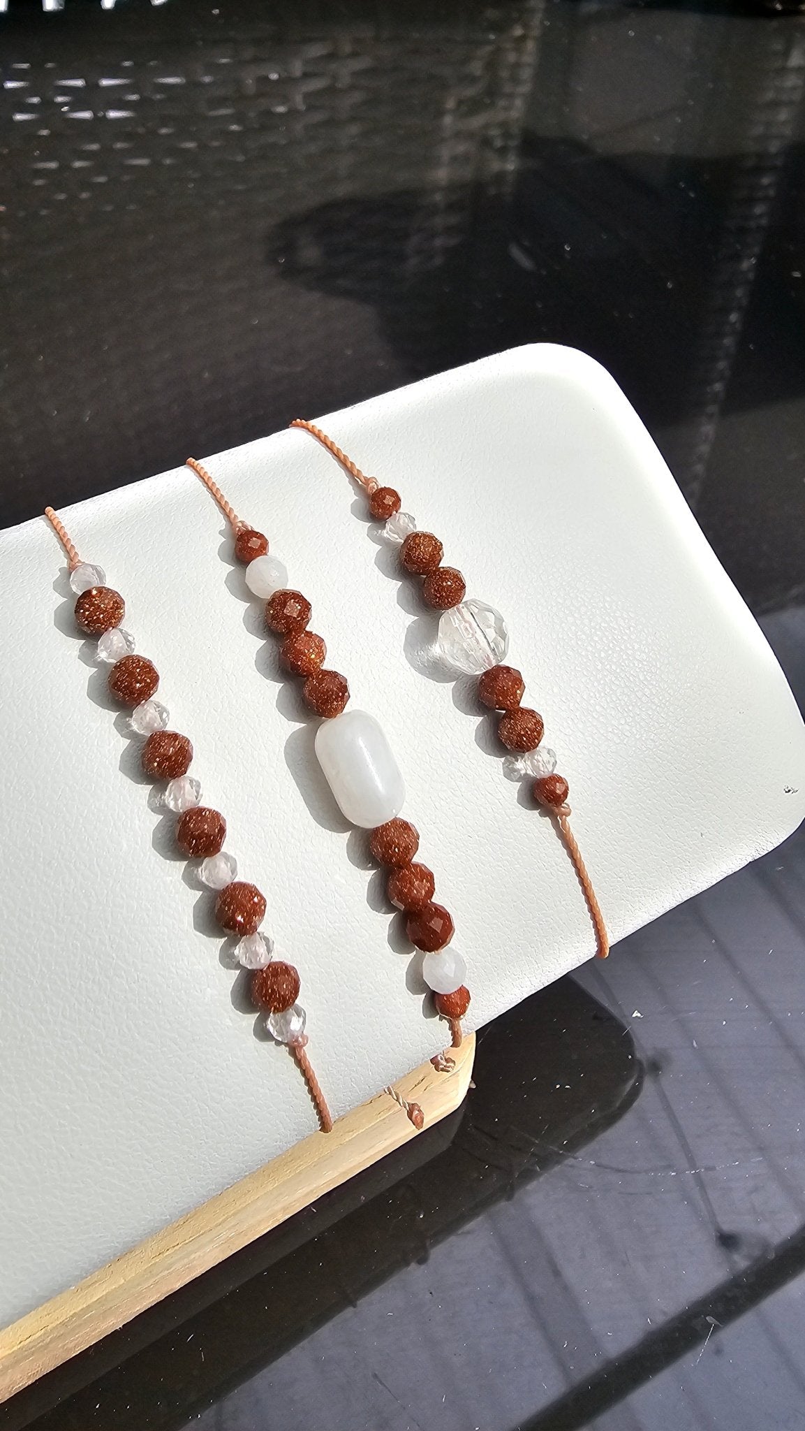 Moon Whisper - Sandstone & Moonstone Bracelet - BellishMoon Whisper - Sandstone & Moonstone Bracelet