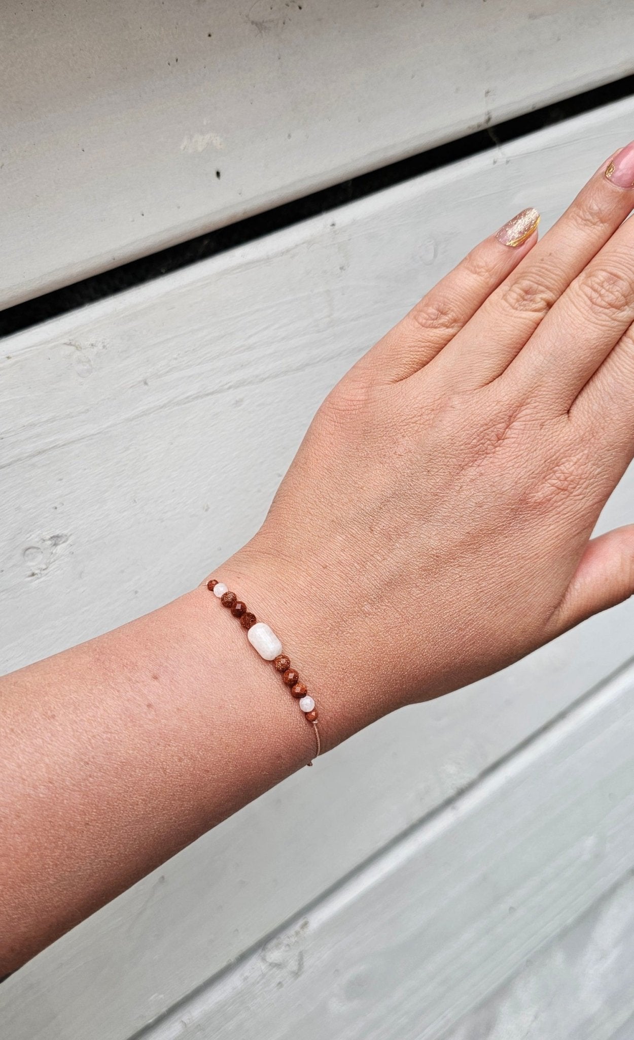 Moon Whisper - Sandstone & Moonstone Bracelet - BellishMoon Whisper - Sandstone & Moonstone Bracelet