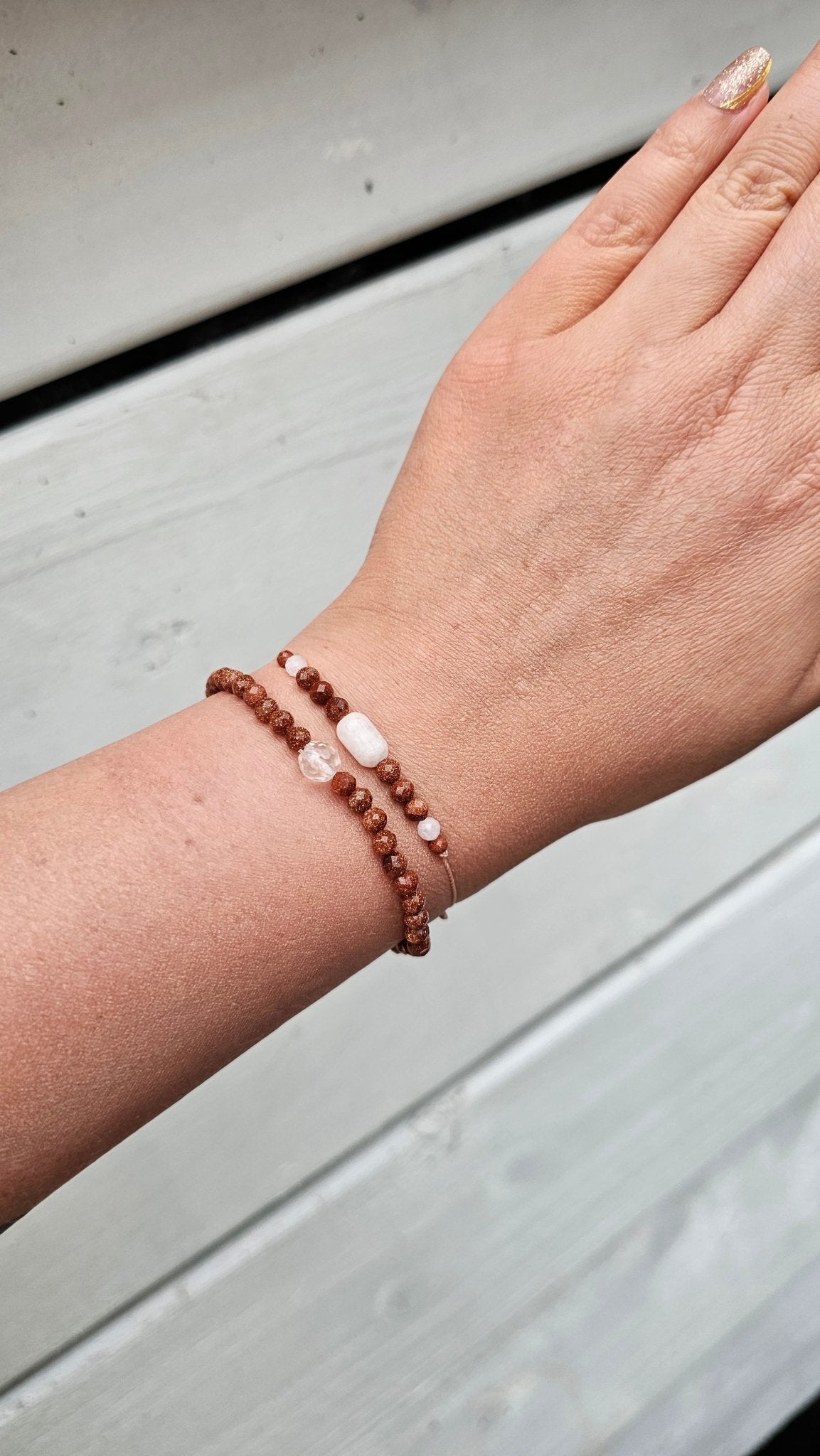 Moon Whisper - Sandstone & Moonstone Bracelet - BellishMoon Whisper - Sandstone & Moonstone Bracelet