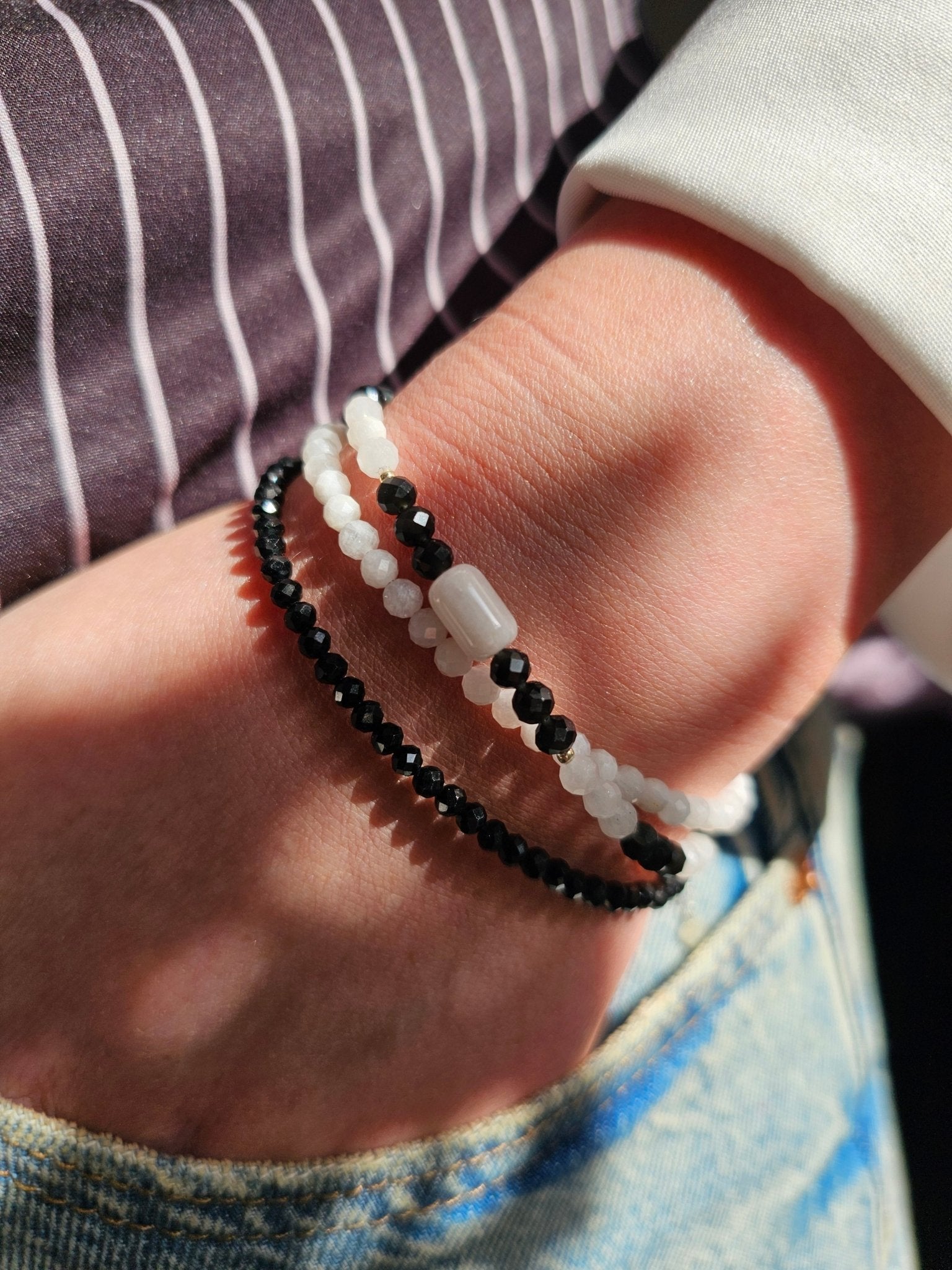 Moonstone Bracelet 4mm – Power in Stone, Elegance & Classic Style - BellishMoonstone Bracelet 4mm – Power in Stone, Elegance & Classic Style