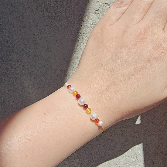 amber pearl Bracelet
