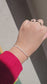 Elegant wedding jewellery – freshwater pearl adjustable bracelet.

