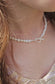 Elegant pearl choker necklace made in Ireland with natural 5–6mm pearls