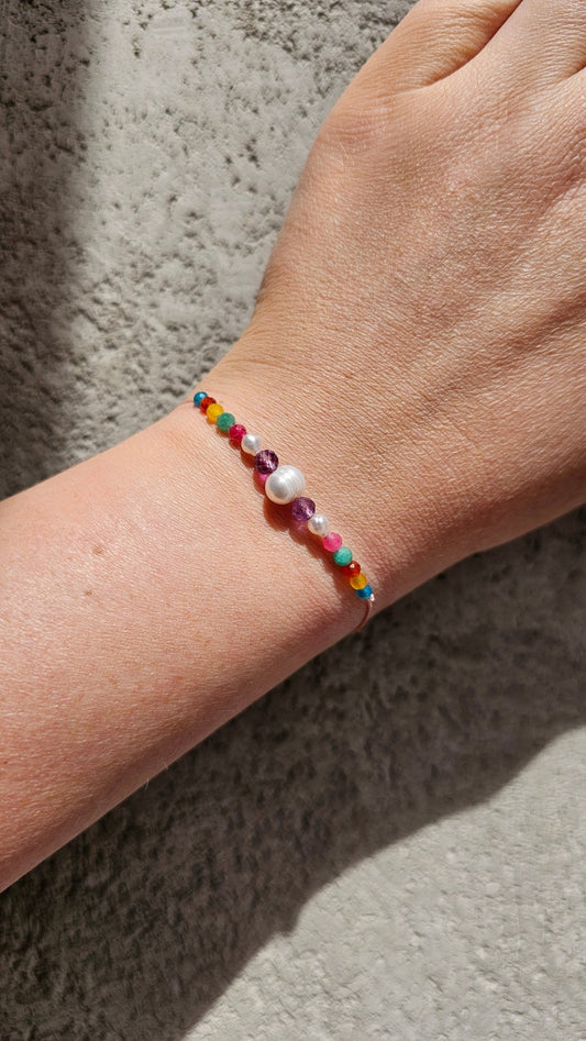 Rainbow Bracelet – Summer Vibes, Positive Energy - BellishRainbow Bracelet – Summer Vibes, Positive Energy
