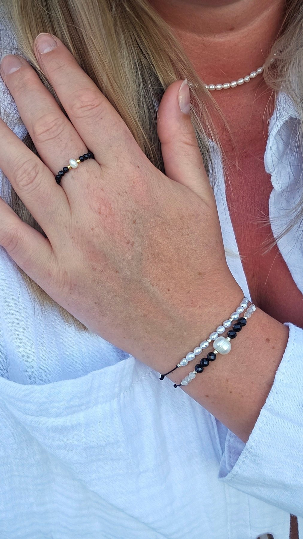 Timeless Pearl Elegance – Freshwater Pearl Adjustable Bracelet - BellishTimeless Pearl Elegance – Freshwater Pearl Adjustable Bracelet