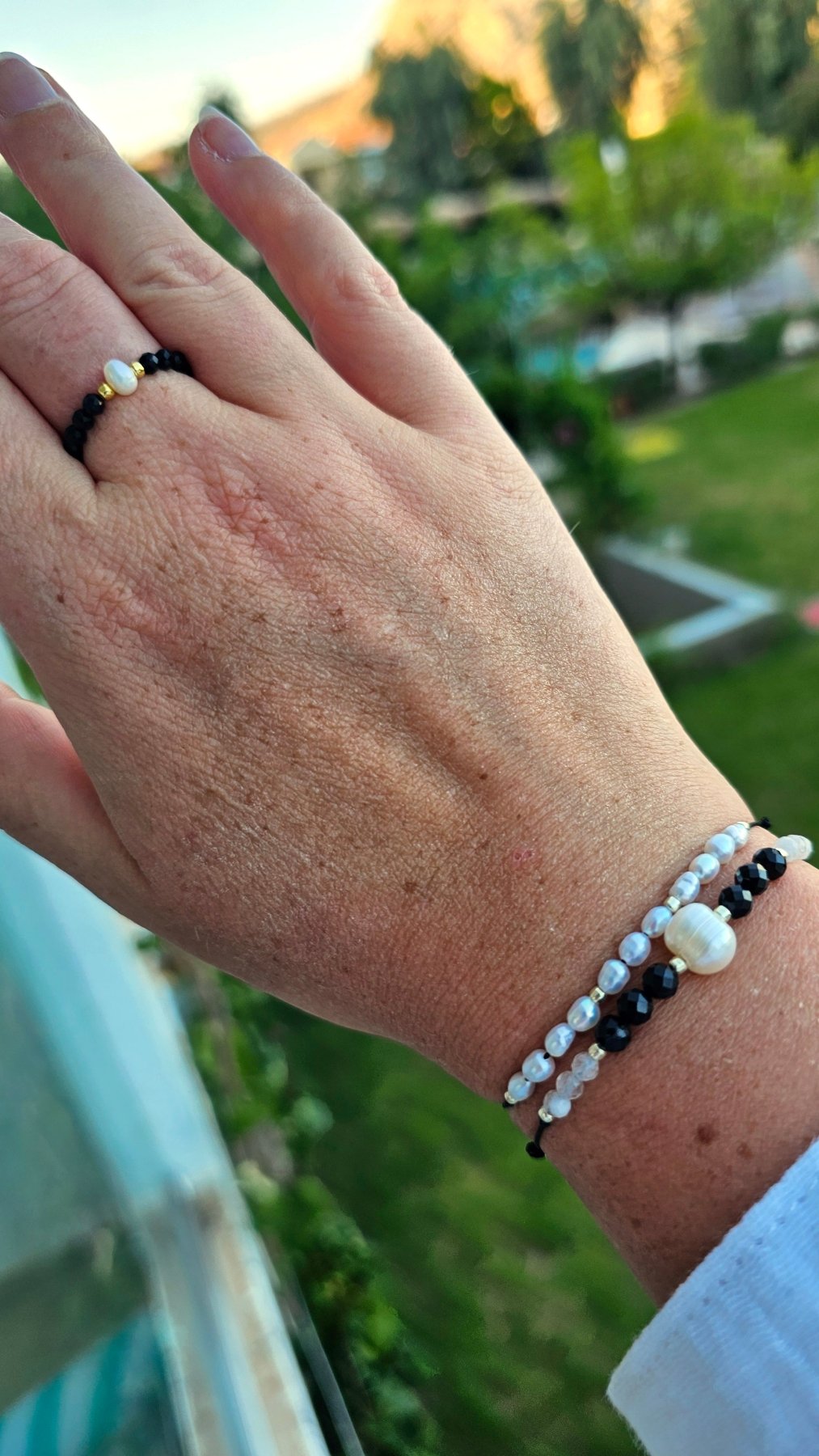 Timeless Pearl Elegance – Freshwater Pearl Adjustable Bracelet - BellishTimeless Pearl Elegance – Freshwater Pearl Adjustable Bracelet